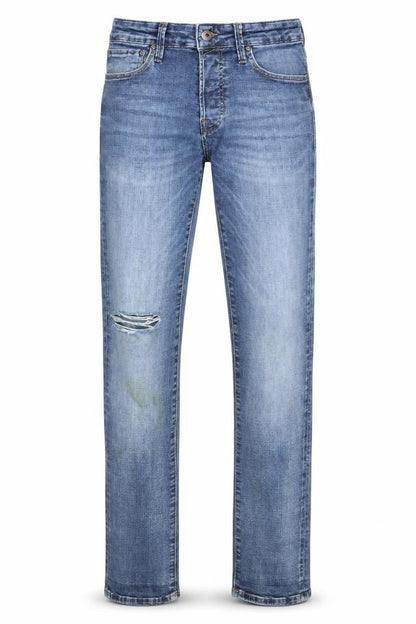 Mens UK Size 32 JACK & JONES Slim Fit Straight Blue Jeans