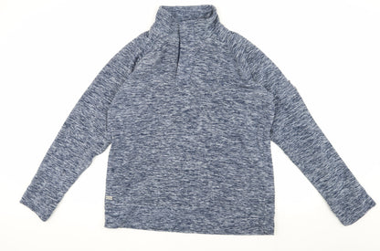 Mens UK Size L Regatta Blue 1/2 Zip Sweatshirt