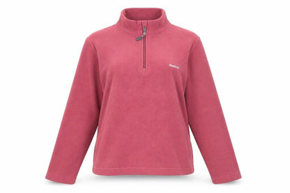 Womens UK Size 12 Reebok Red Henley Sweatshirt