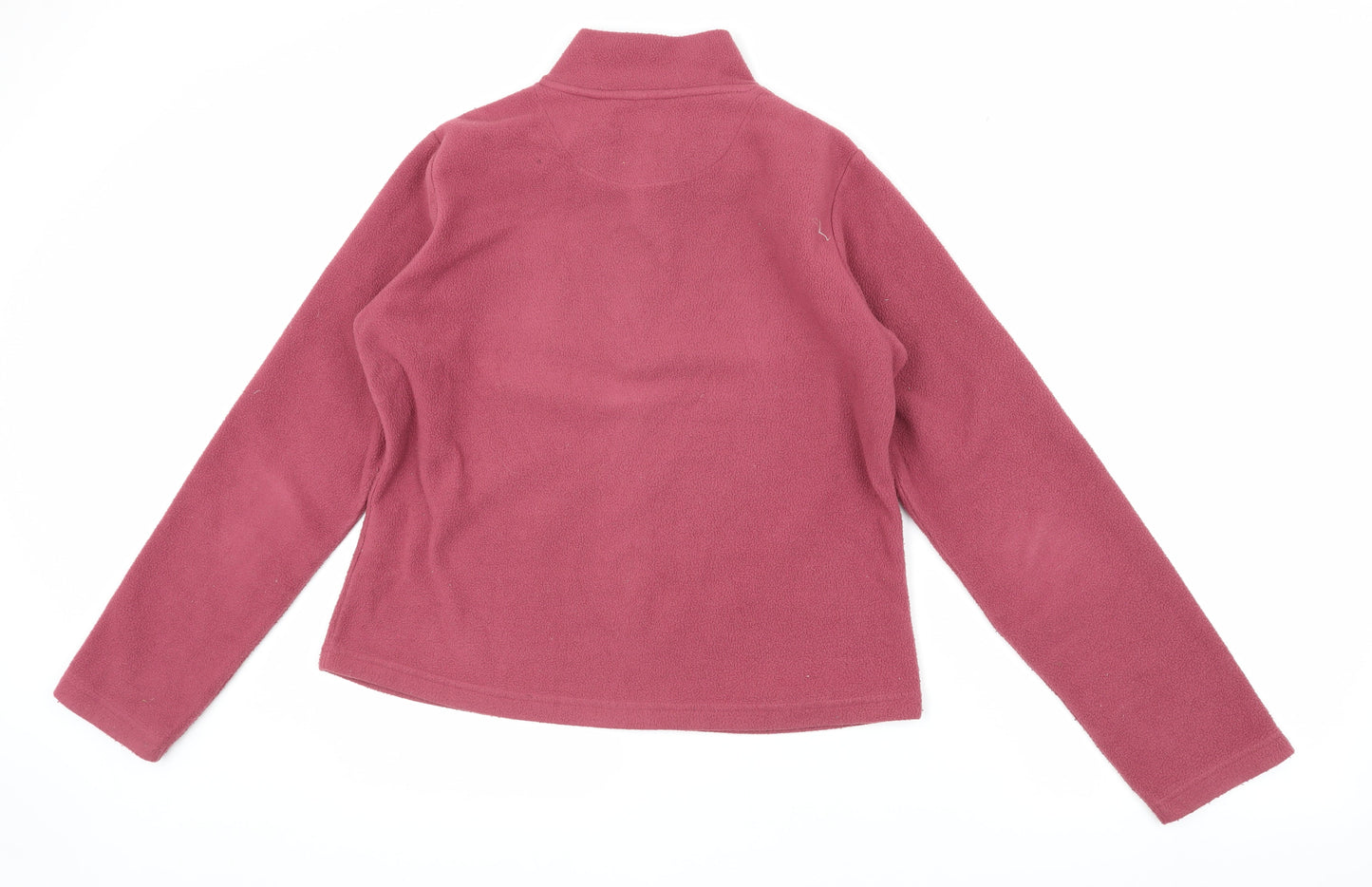 Reebok Women's Red Henley Sweatshirt Size 12