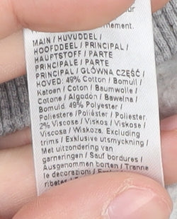 River Island Women's Grey Pullover Sweatshirt Small