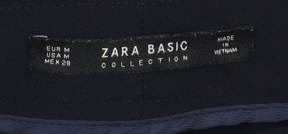 Zara Basic Women's Cropped Black Trousers Size M