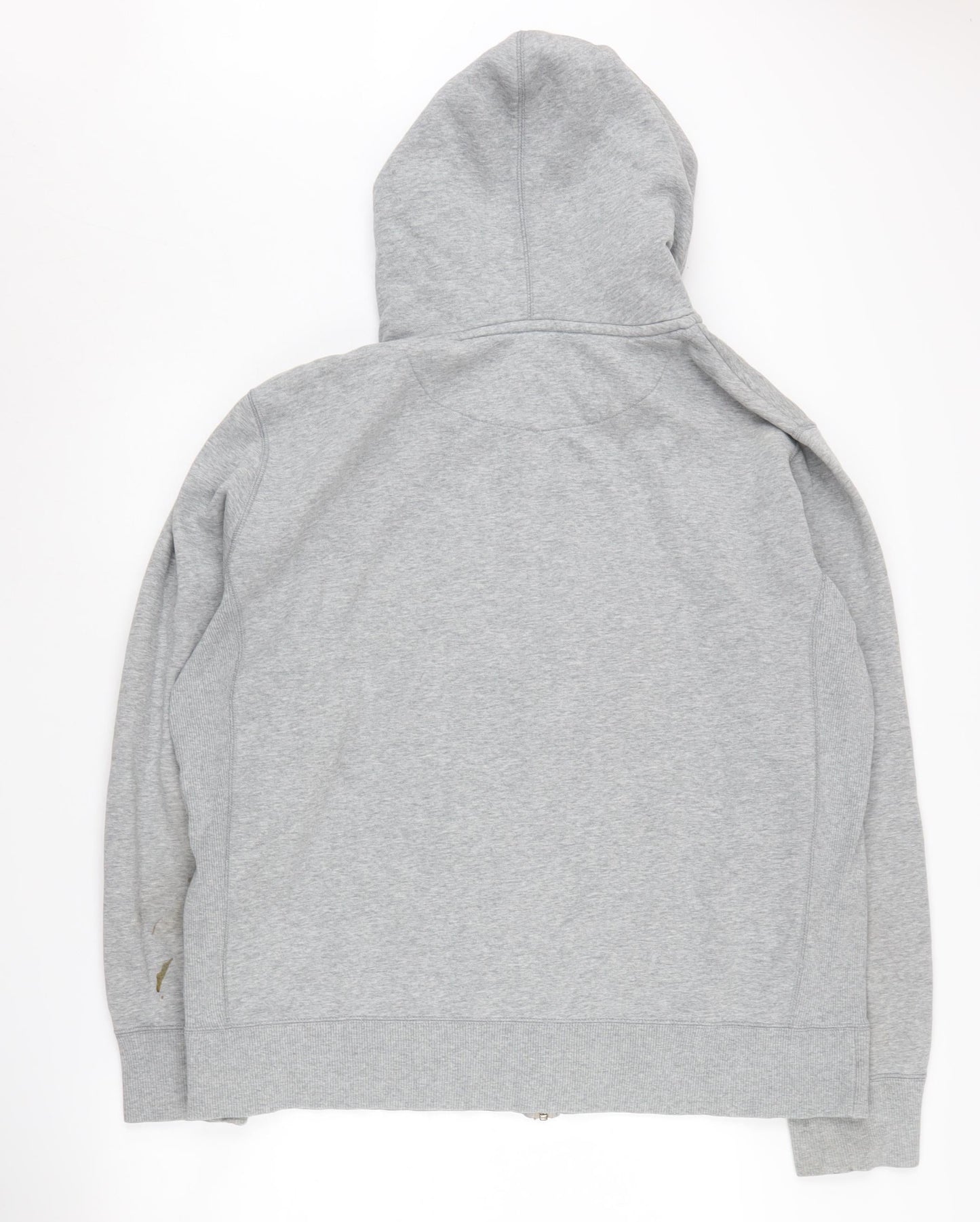 Mens UK Size L Nike Grey Full Zip Hoodie
