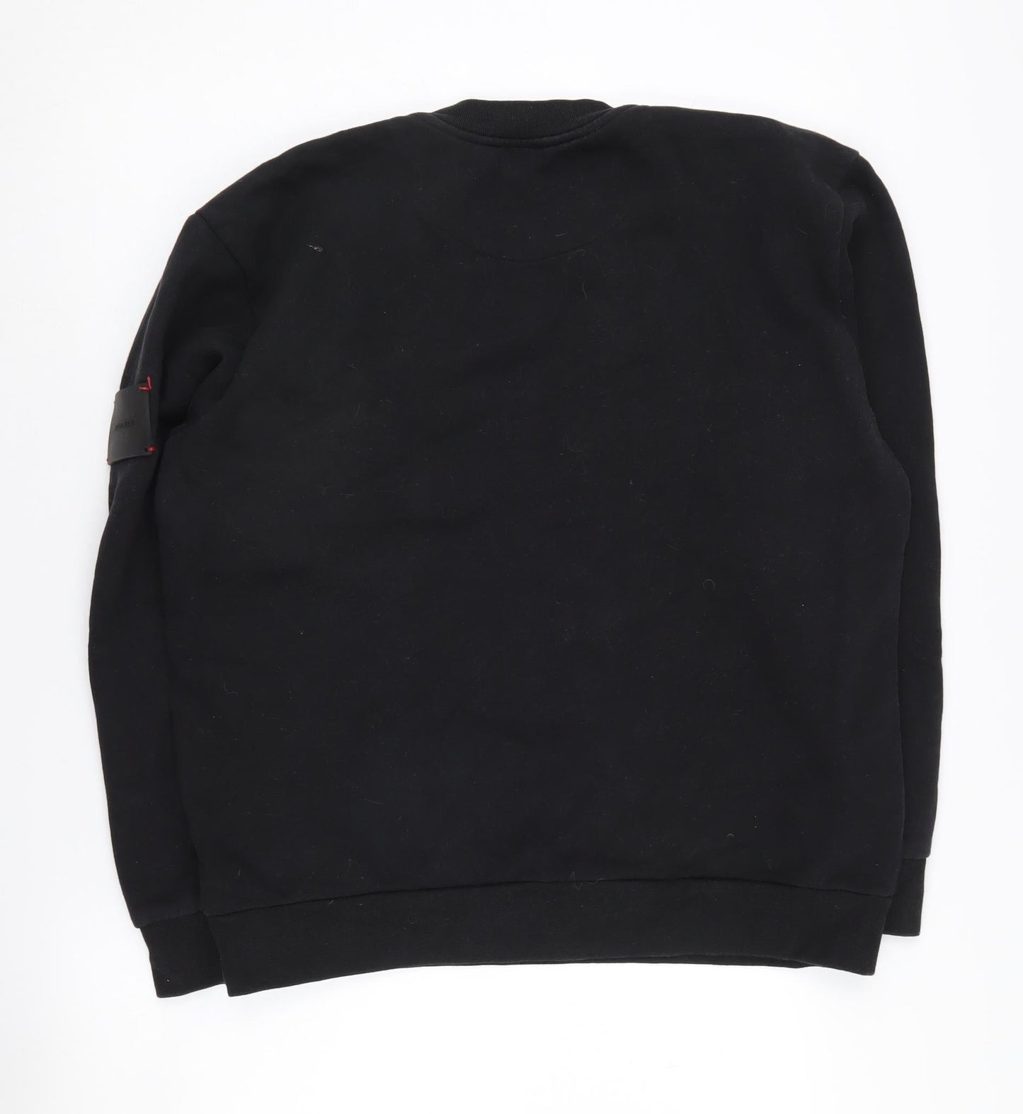 Bellfield Men's Black Sweatshirt Medium Crew Neck