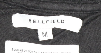 Bellfield Men's Black Sweatshirt Medium Crew Neck