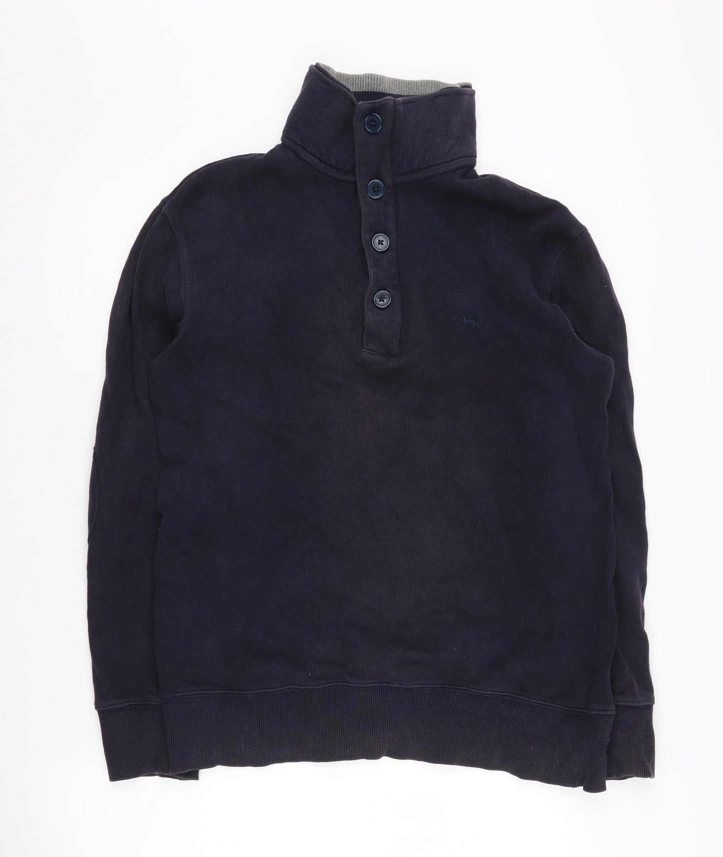 Hampton Men's Blue Henley Sweatshirt M