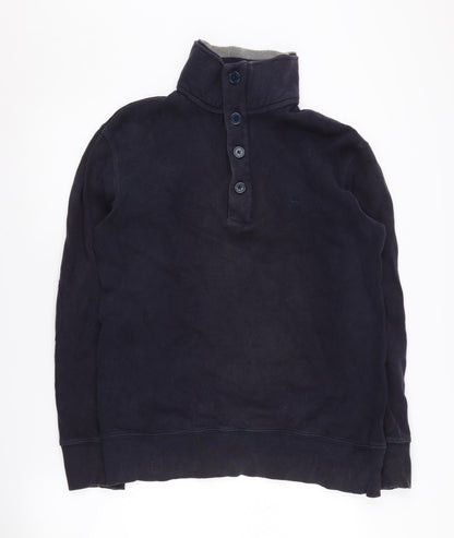 Hampton Men's Blue Henley Sweatshirt M
