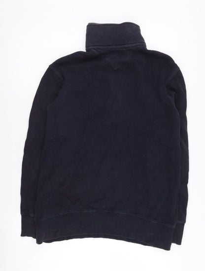 Hampton Men's Blue Henley Sweatshirt M
