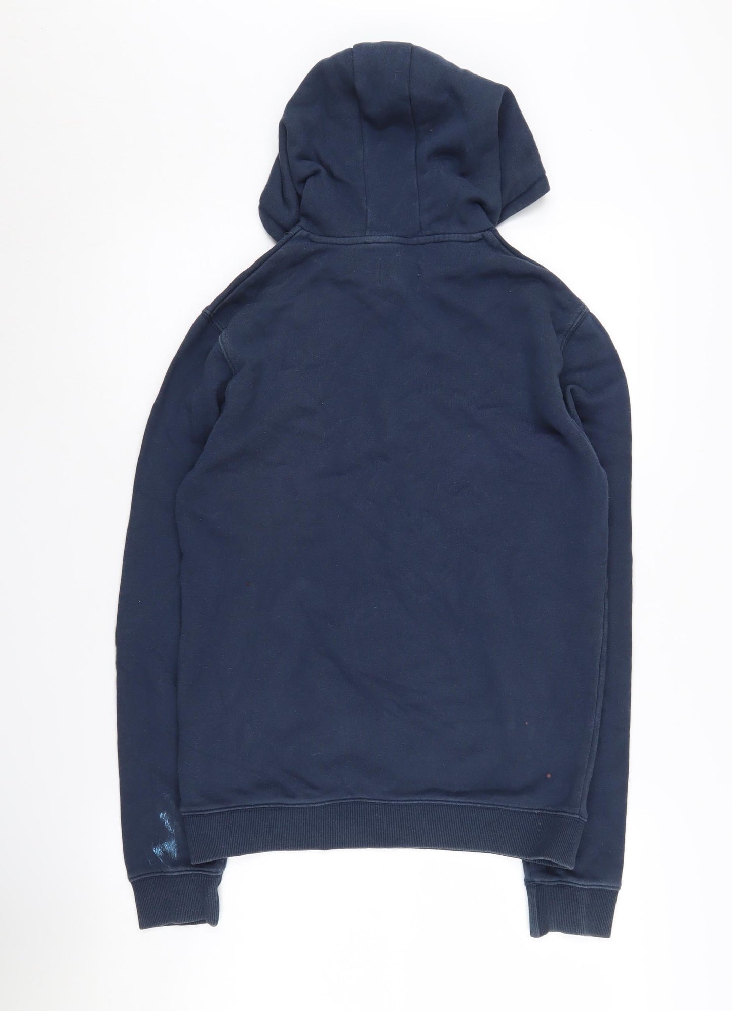 Mens UK Size S Farah Blue Pullover Hoodie