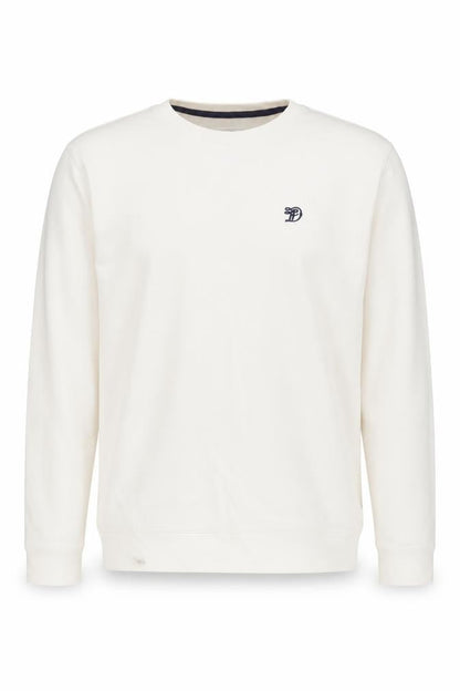 Tom Tailor Men's White Logo Sweatshirt M