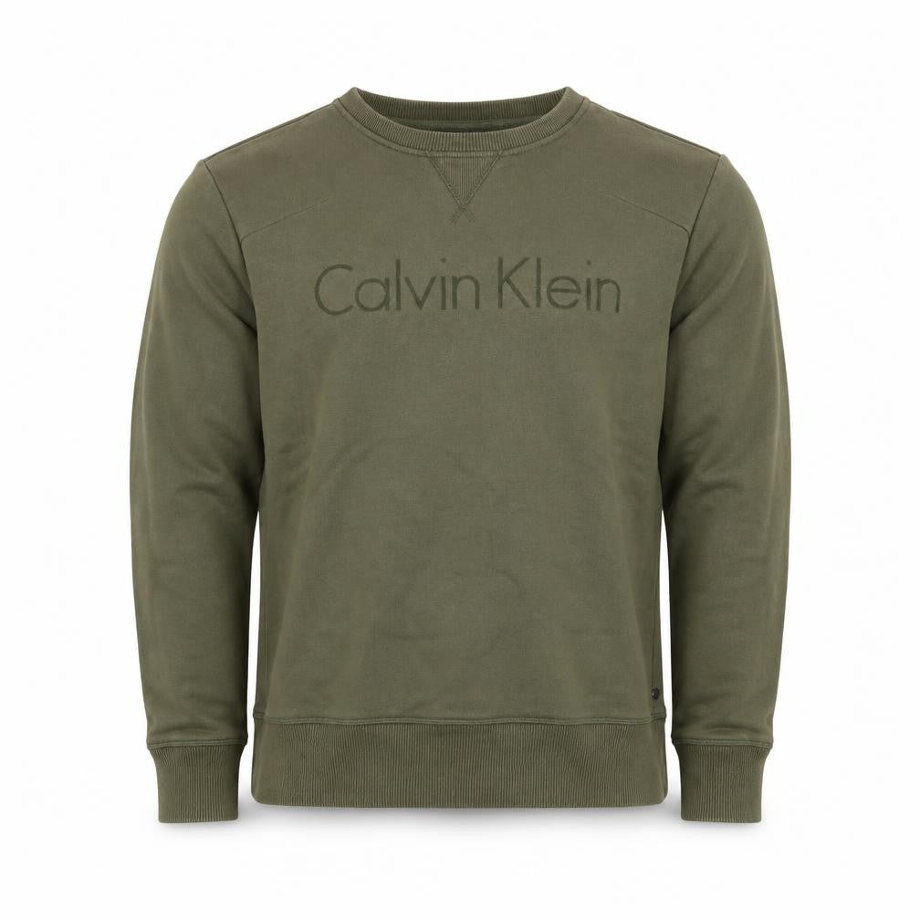Mens UK Size S Calvin Klein Green Pullover Sweatshirt