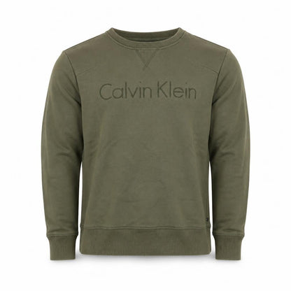 Mens UK Size S Calvin Klein Green Pullover Sweatshirt