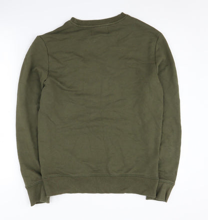 Mens UK Size S Calvin Klein Green Pullover Sweatshirt