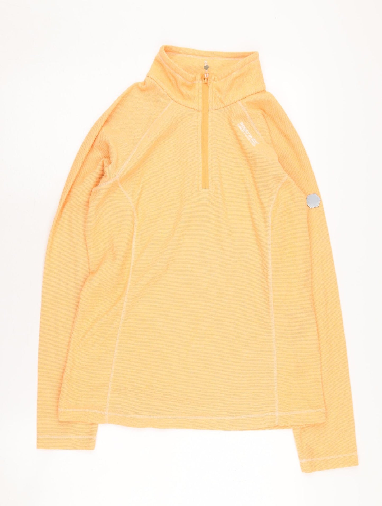 Regatta Women's Orange 1/2 Zip Sweatshirt Size 8