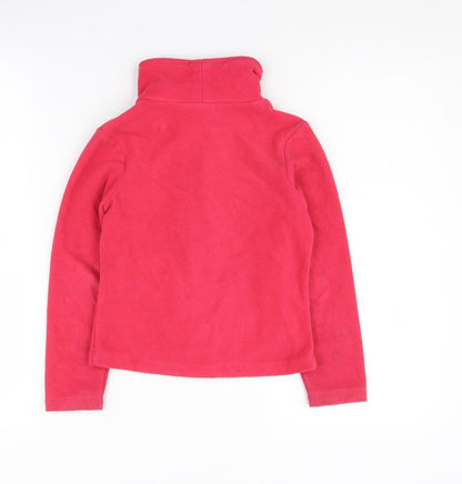 Bench Red Girls Fleece Jacket - 5-6 Years