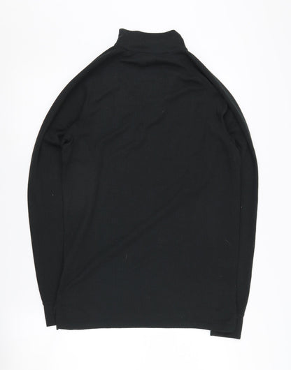 Trespass Men's Black 1/4 Zip Pullover, Size M