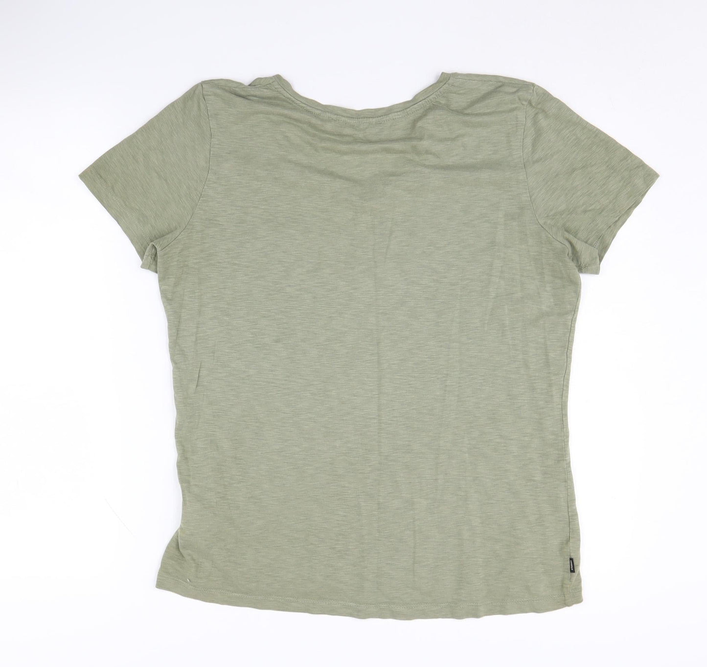 Womens UK Size 12 Superdry Green Basic T-Shirt