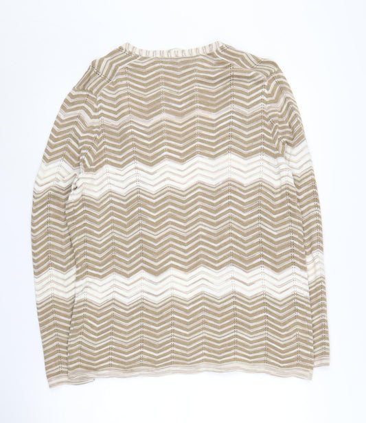 Womens UK Size L Viyella Multicoloured Cardigan Jumper