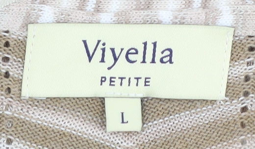 Womens UK Size L Viyella Multicoloured Cardigan Jumper