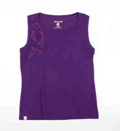 Sprayway Women’s Purple Tank Top UK 12 Crew Neck