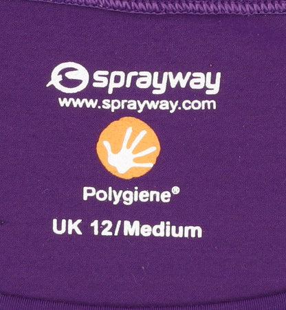 Sprayway Women’s Purple Tank Top UK 12 Crew Neck