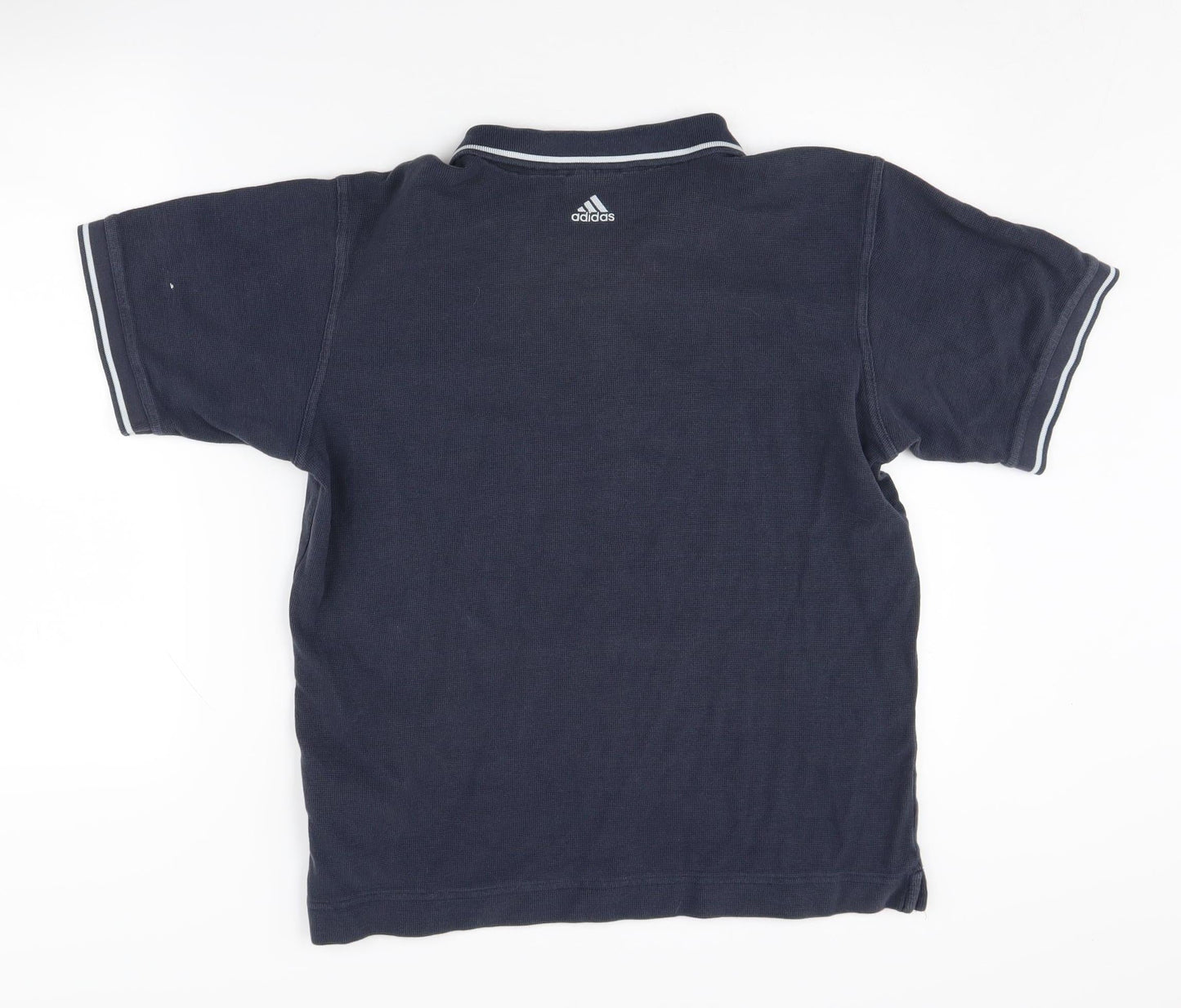 Adidas Mens Blue Medium Polo Shirt Sports Casual