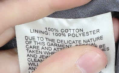 Whistles Women's Brown Cotton Blazer UK 14