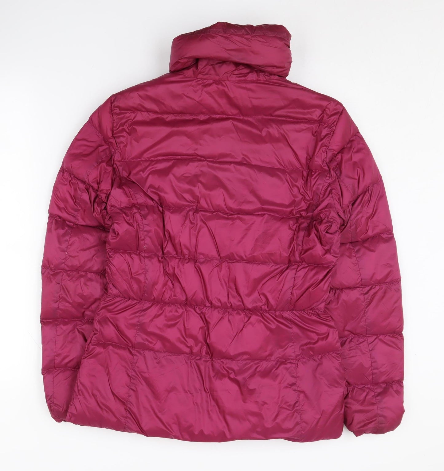 Massimo Dutti Women's Purple Puffer Jacket M