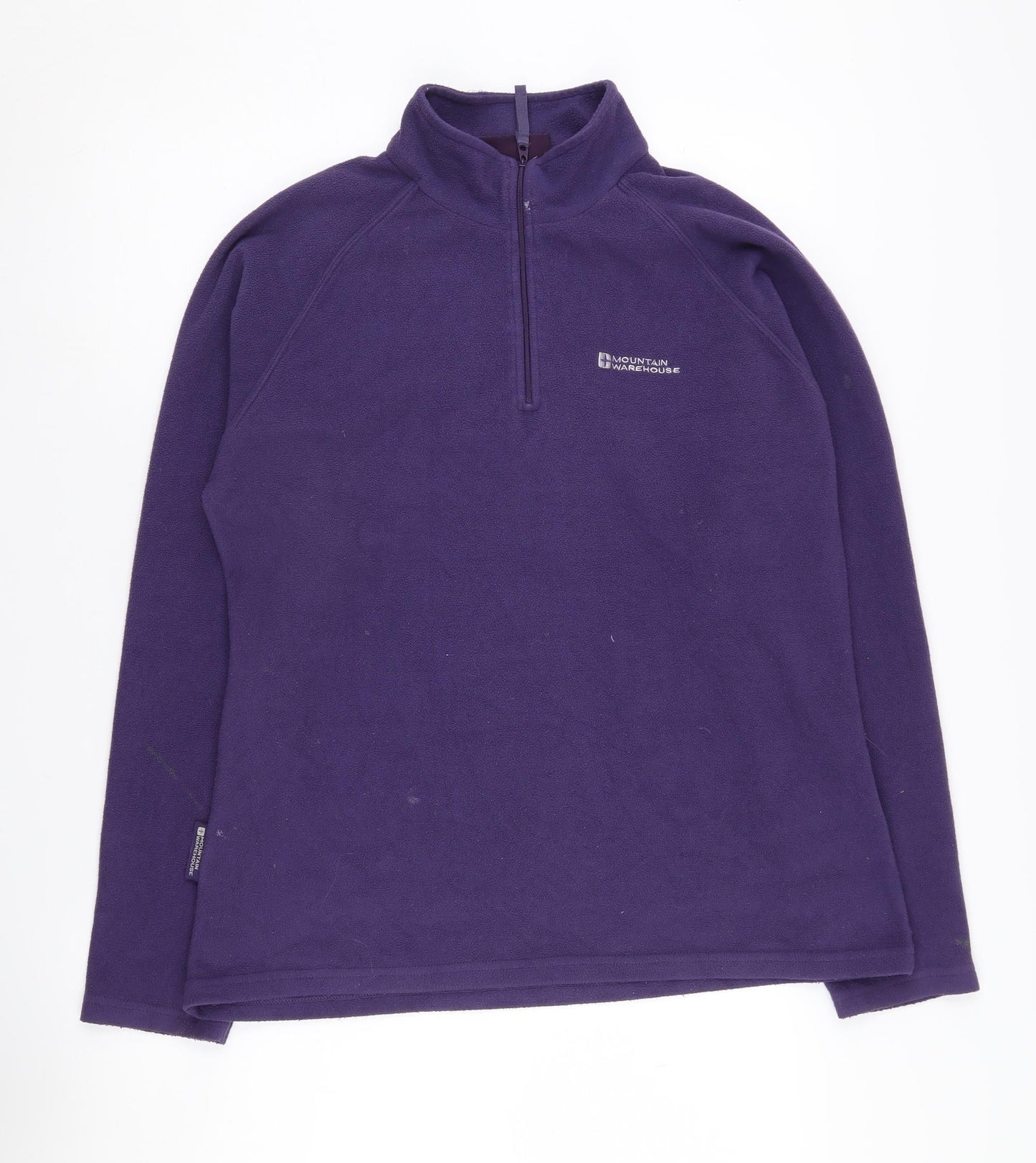 Womens UK Size 14 Mountain Warehouse Purple Henley Sweatshirt