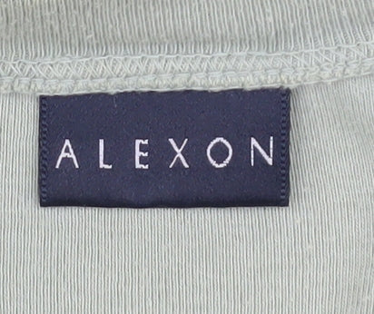 Alexon Women's Green Basic V-Neck T-Shirt Size 18