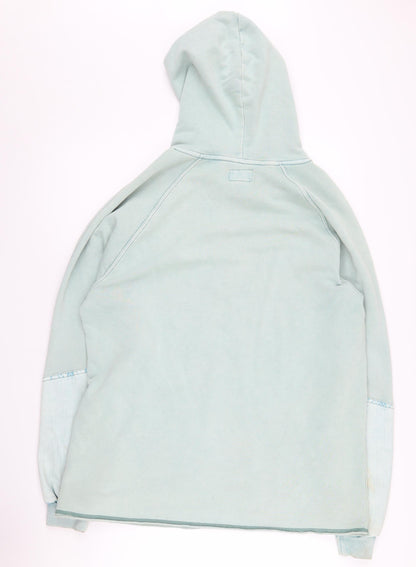 Mens UK Size S Converse Green Pullover Hoodie