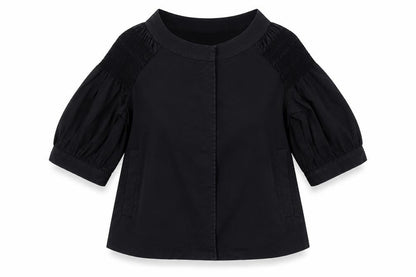 Womens UK Size 6 DKNY Black Basic Blouse