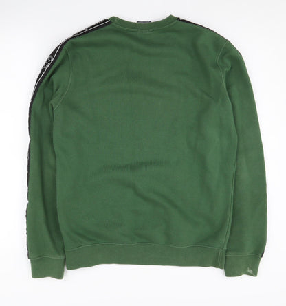 Mens UK Size S Champion Green Pullover Sweatshirt