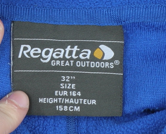 Regatta Boys Blue 1/2 Zip Sweatshirt Age 12 Years
