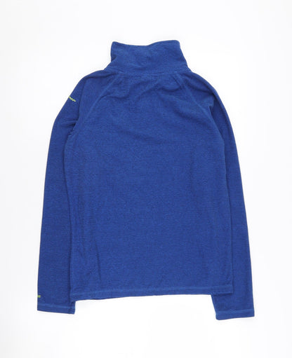 Trespass Boys Blue 1/4 Zip Sweatshirt, 11-12 Years, Lightweight Activewear