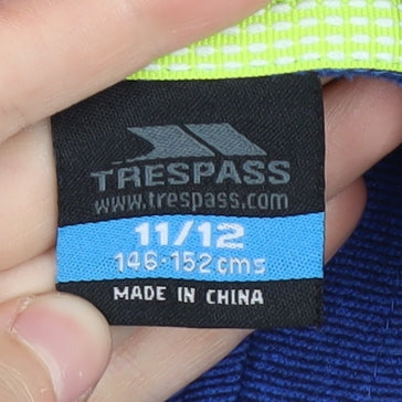 Trespass Boys Blue 1/4 Zip Sweatshirt, 11-12 Years, Lightweight Activewear