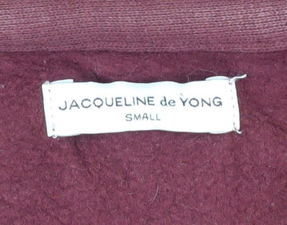 Jacqueline de Yong Women's Red Pullover Sweatshirt S