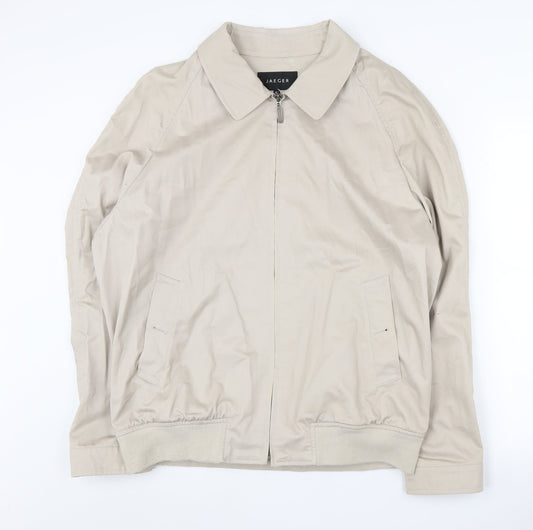 Mens UK Size XL Jaeger Beige Basic Jacket