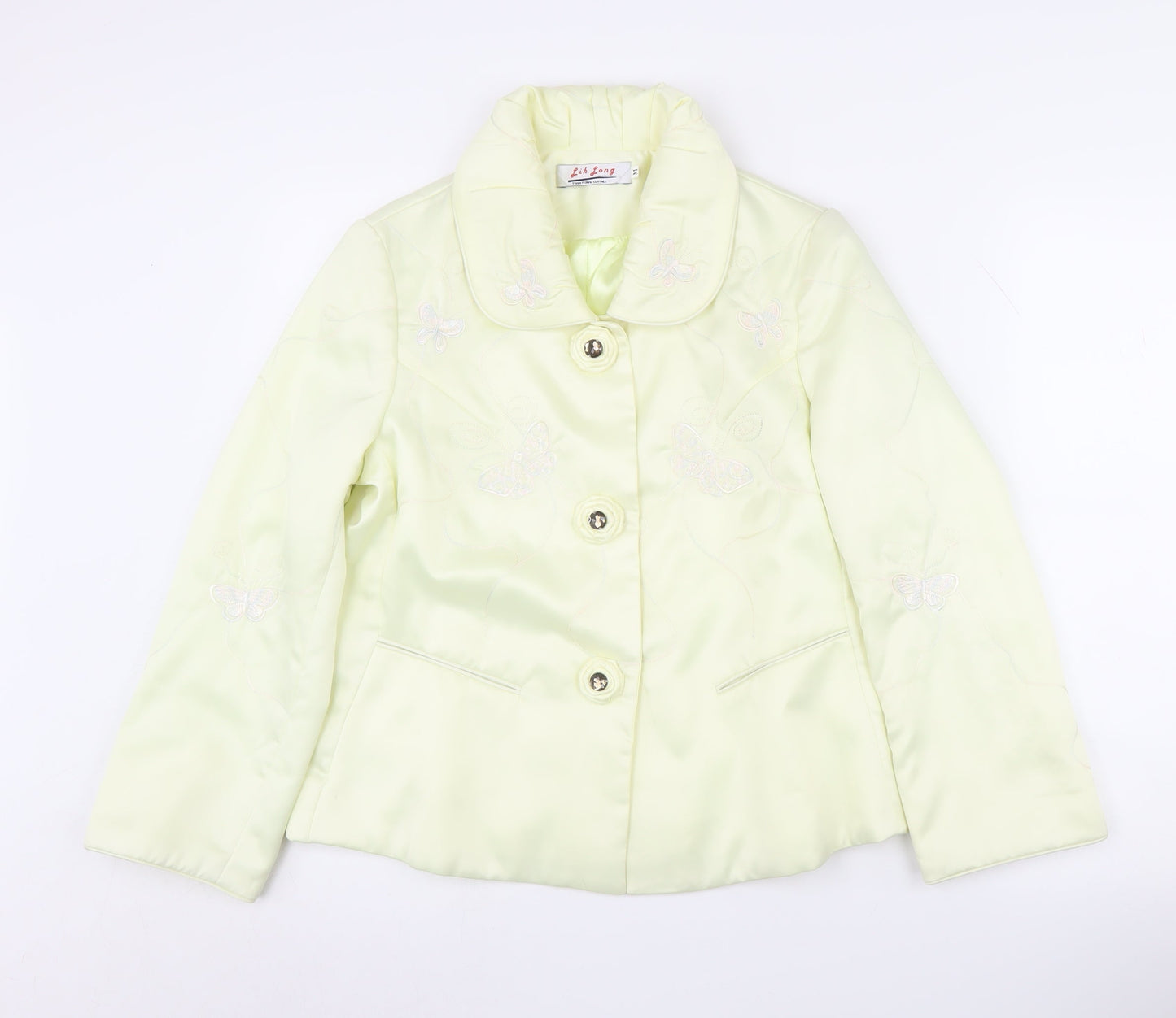 Lih Long Women's Yellow Suit Jacket M