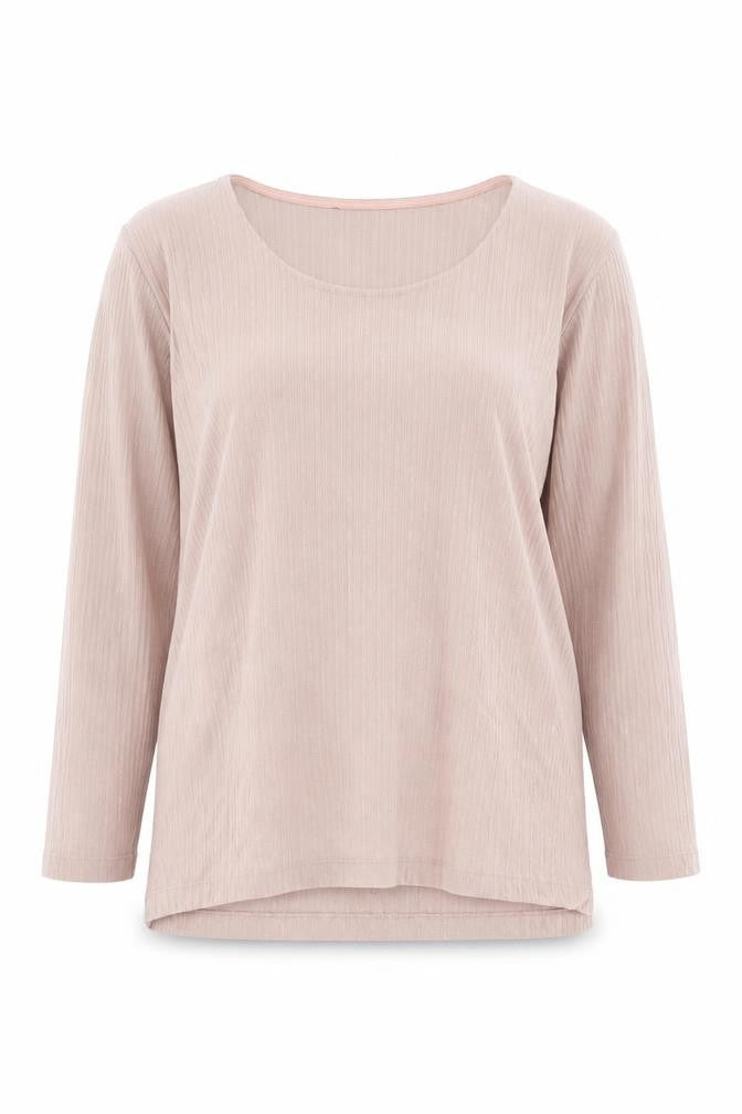 Womens UK Size 14 Eastex Beige Basic T-Shirt