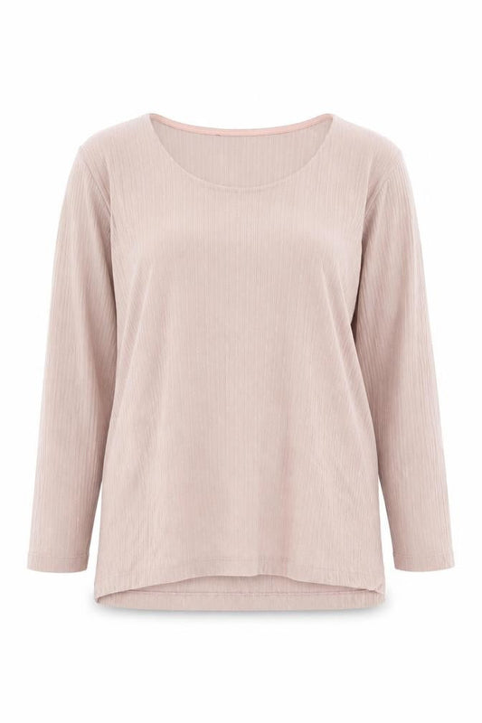 Womens UK Size 14 Eastex Beige Basic T-Shirt