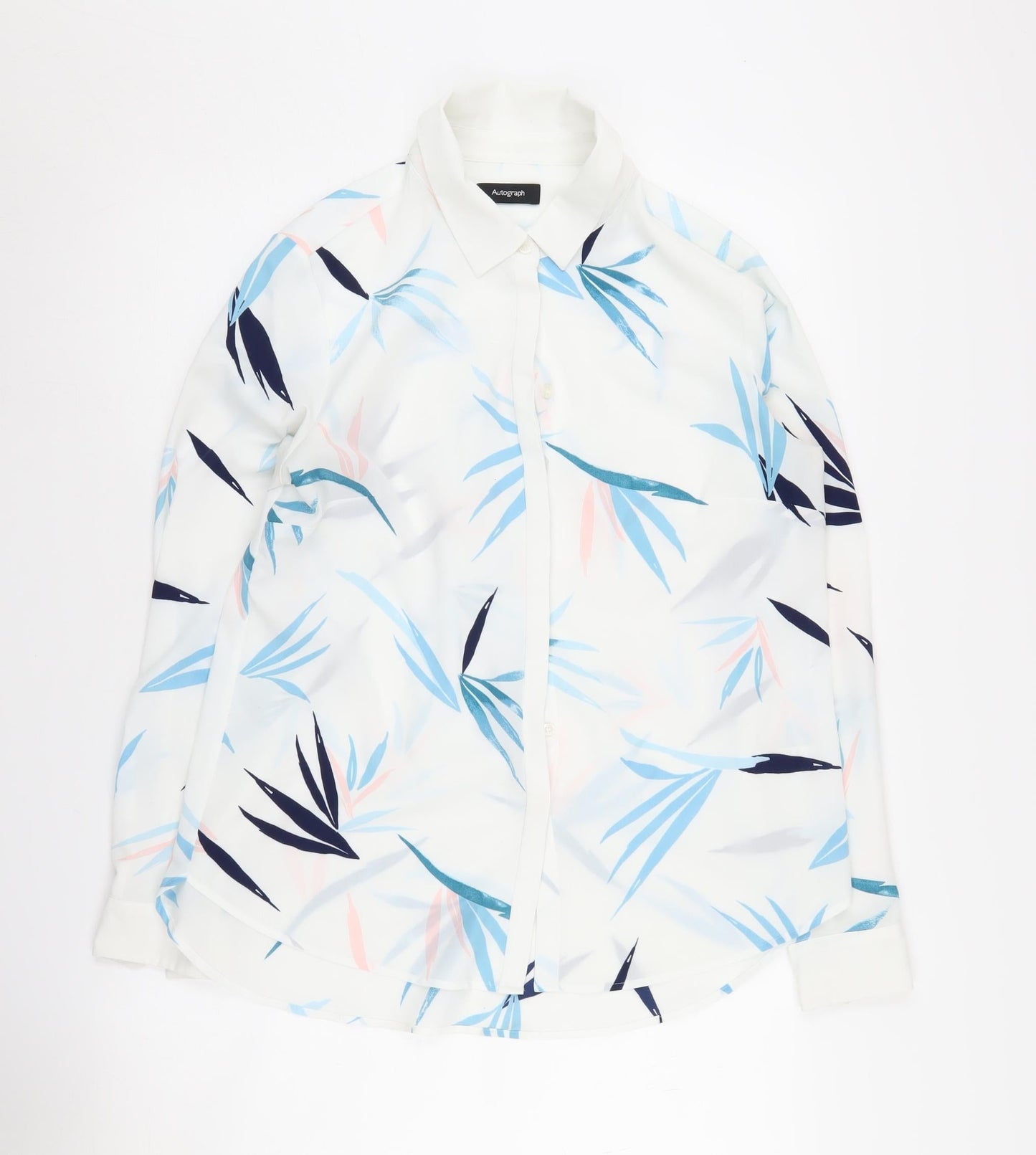 Marks and Spencer Women's Floral Button-Up Shirt UK 12