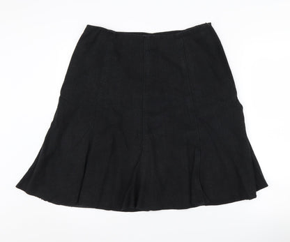 Laura Ashley Women's Black Skirt, Size 14
