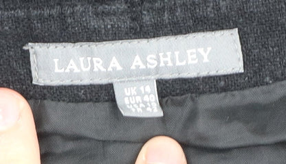 Laura Ashley Women's Black Skirt, Size 14