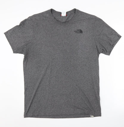 The North Face Men's Grey T-Shirt M Short Sleeve