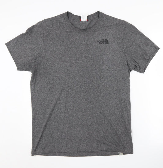 The North Face Men's Grey T-Shirt M Short Sleeve