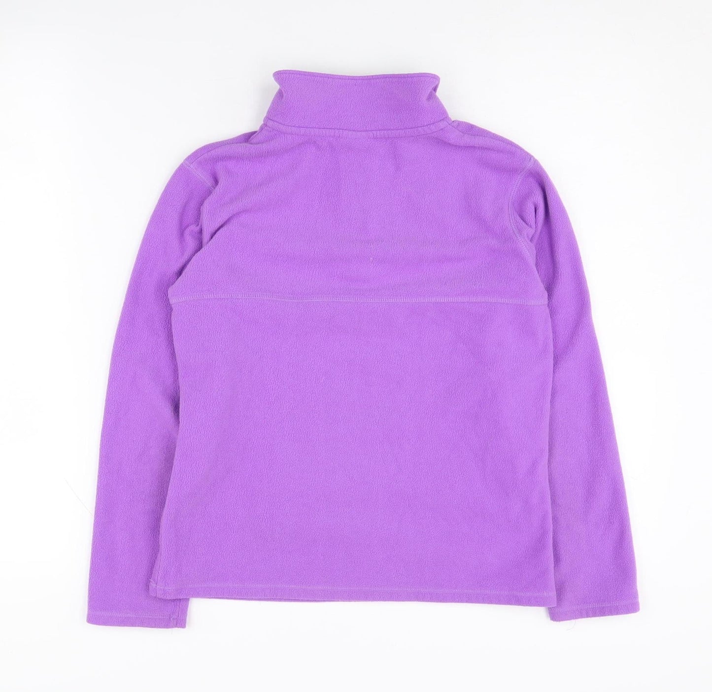 Champion Girls Purple 1/4 Zip Fleece Sweatshirt L