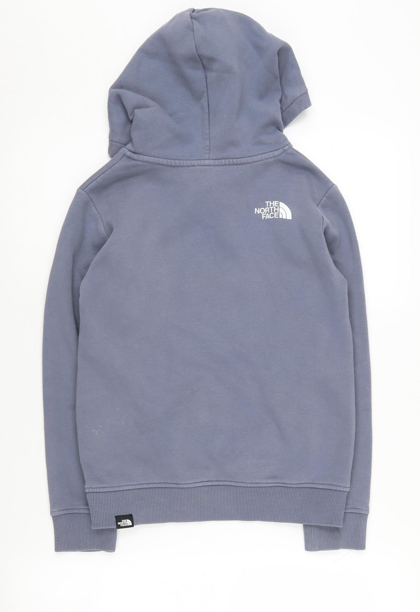 The North Face Boys Blue Pullover Hoodie M - Comfy Casual Style