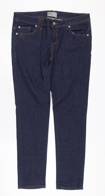 Bench Blue Straight Jeans Unisex Adults Size 32