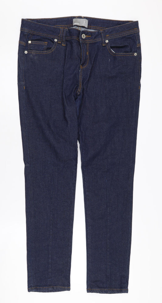 Bench Blue Straight Jeans Unisex Adults Size 32